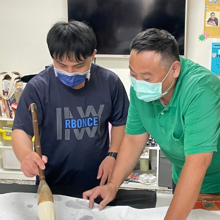 野夫書法教學照片